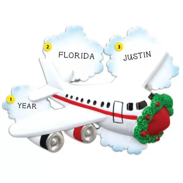 Shop Personalized Airplane Ornament Transportation