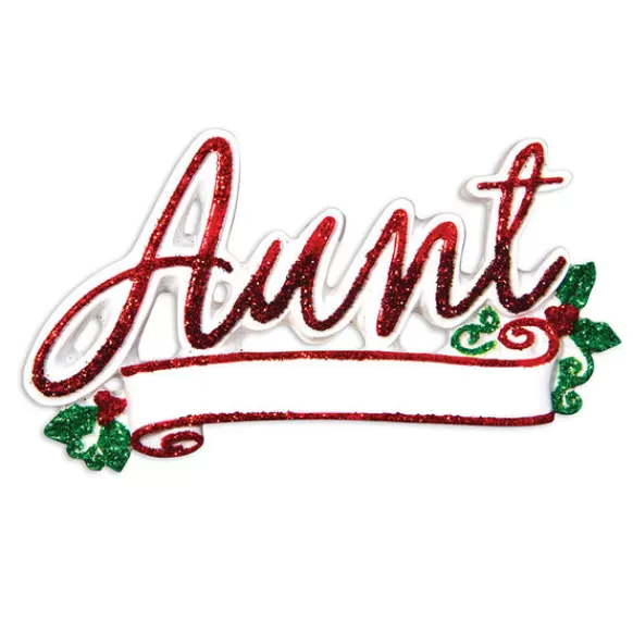 Outlet Personalized Aunt Ornament Family Members