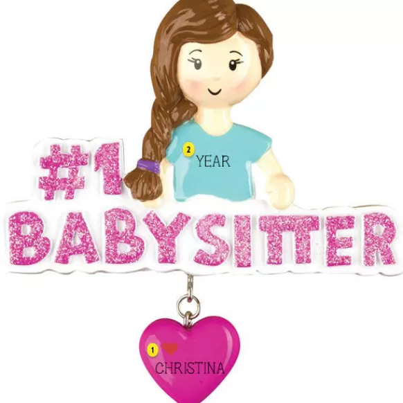 Store Personalized Babysitter Ornament Growing Up