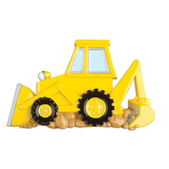 Store Personalized Back Hoe Ornament Kids