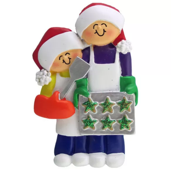 New Personalized Baking Cookies Family Of 2 Ornament Couples