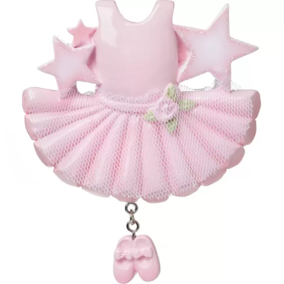 Clearance PolarX Personalized Ballet Tutu Ornament