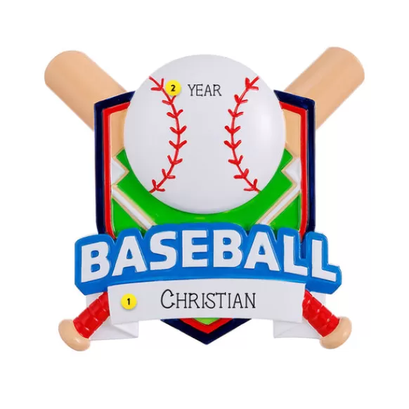 Online PolarX Personalized Baseball Ornament