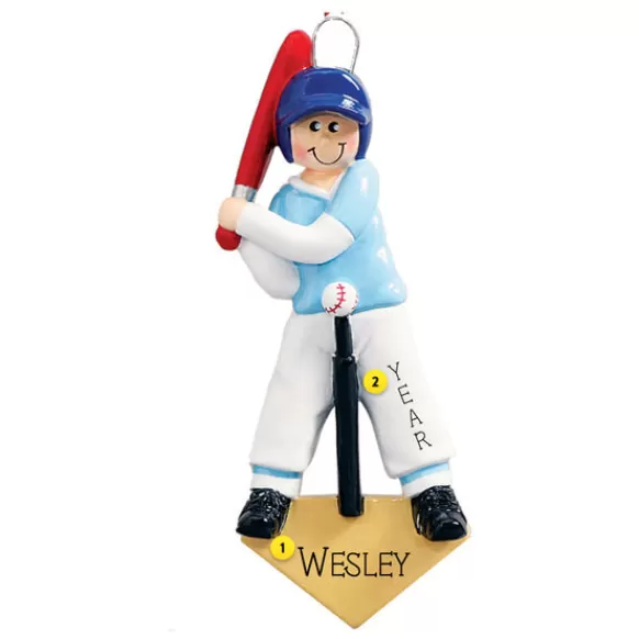 Sale Rudolph & Me Personalized Baseball T-Ball Boy Ornament