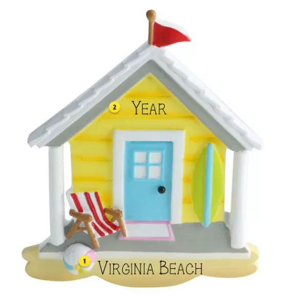 Sale PolarX Personalized Beach House Ornament
