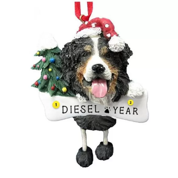Best Sale E & S Imports Personalized Bernese Mountain Dog Ornament