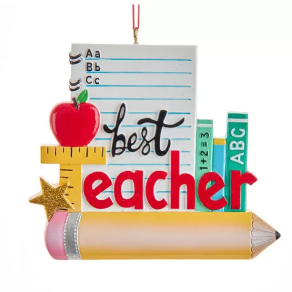 Flash Sale Personalized Best Teacher Ornament School Days