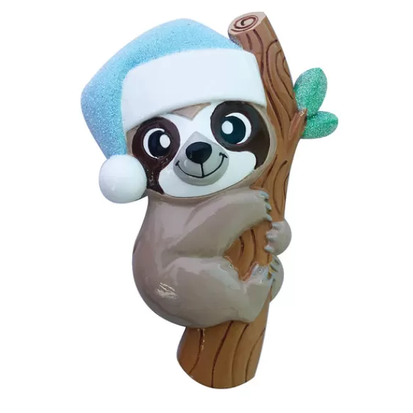 Cheap Personalized Blue Baby Sloth Ornament Animals