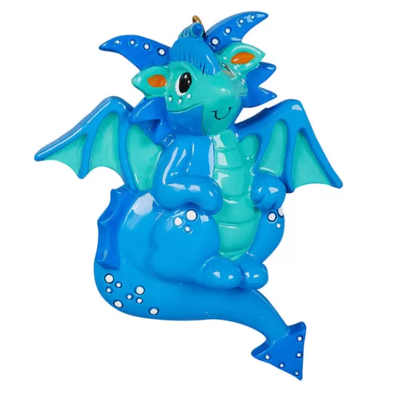 Sale Personalized Blue Dragon Ornament Kids
