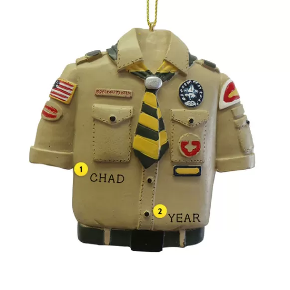 Fashion Personalized Boy Scout Of America Boy Scout Shirt Ornament Hobbies & Activities