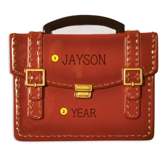 Hot PolarX Personalized Brief Case Ornament