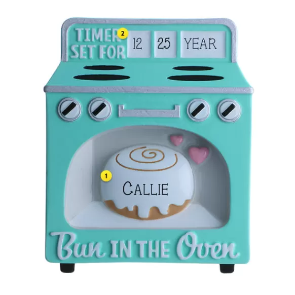 Online Personalized Bun In The Oven - Expecting Ornament Expecting & New Family
