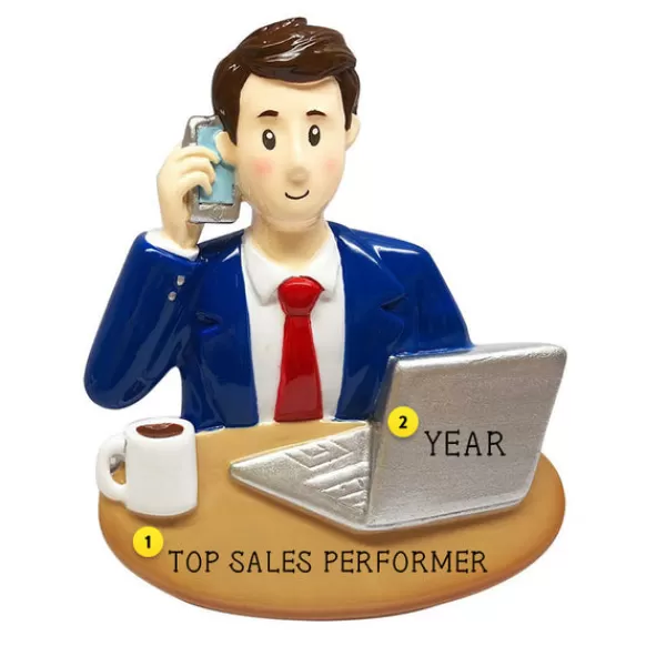 Online PolarX Personalized Business Man Ornament