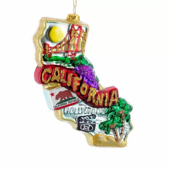 Outlet Kurt Adler Personalized California Ornament