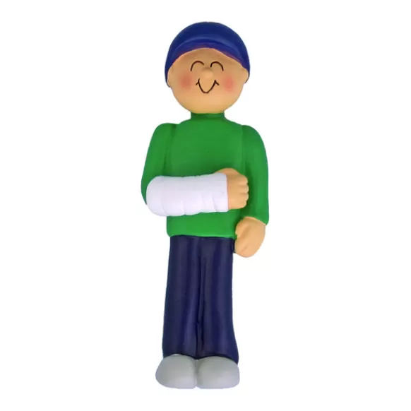Flash Sale Personalized Cast On Arm Ornament - Male Growing Up