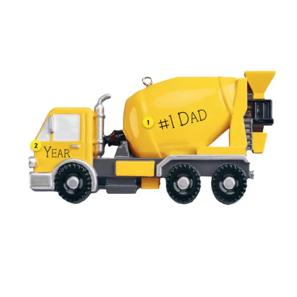 Shop Rudolph & Me Personalized Cement Truck Ornament