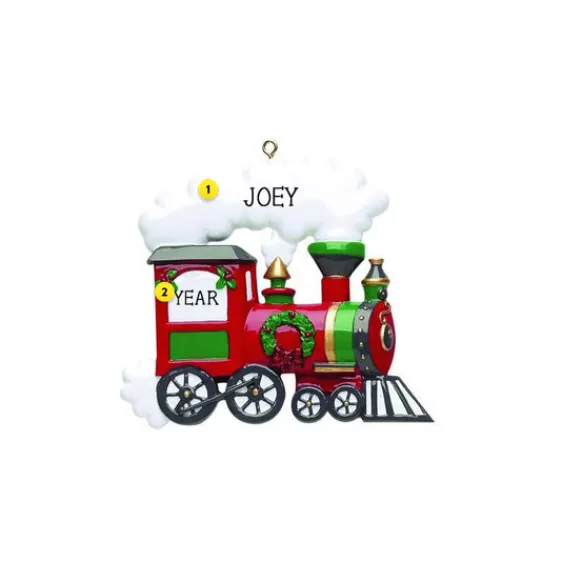 Sale Rudolph & Me Personalized Christmas Train Ornament