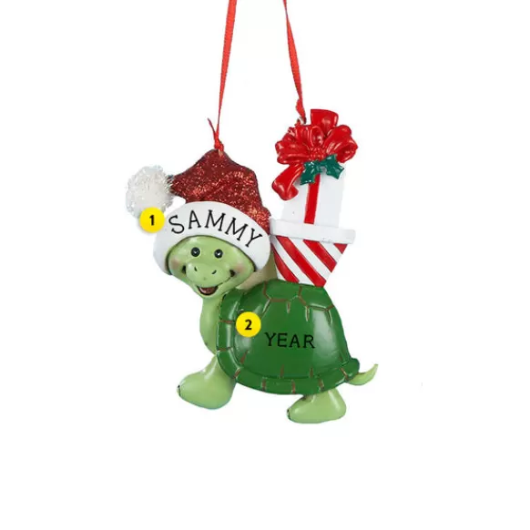 Sale Kurt Adler Personalized Christmas Turtle Ornament