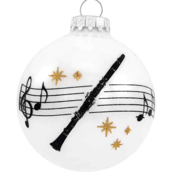 Outlet Personalized Clarinet Glass Bulb Ornament Music