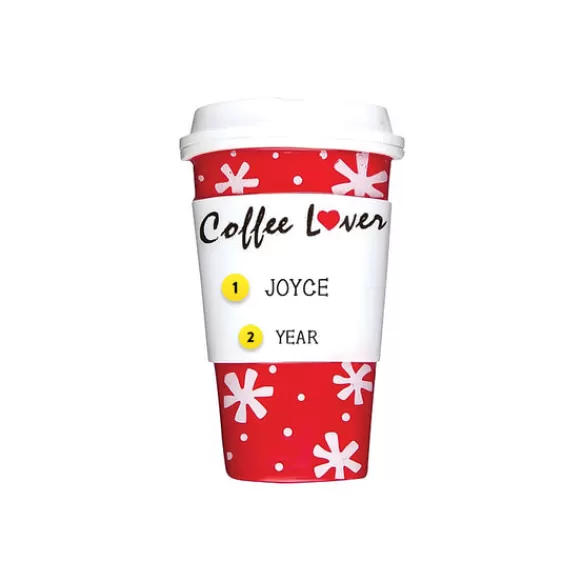 Discount PolarX Personalized Coffee Lover Mug Ornament