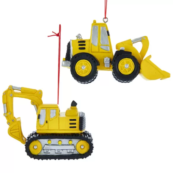 Cheap Kurt Adler Personalized Construction Equipment Ornament