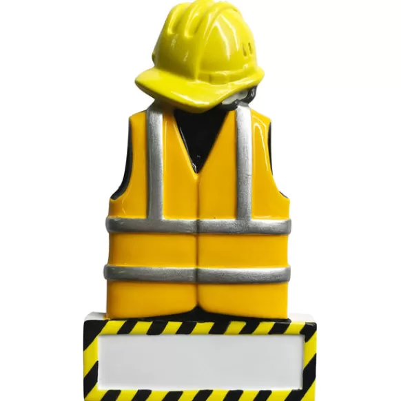 Clearance PolarX Personalized Construction Worker Ornament