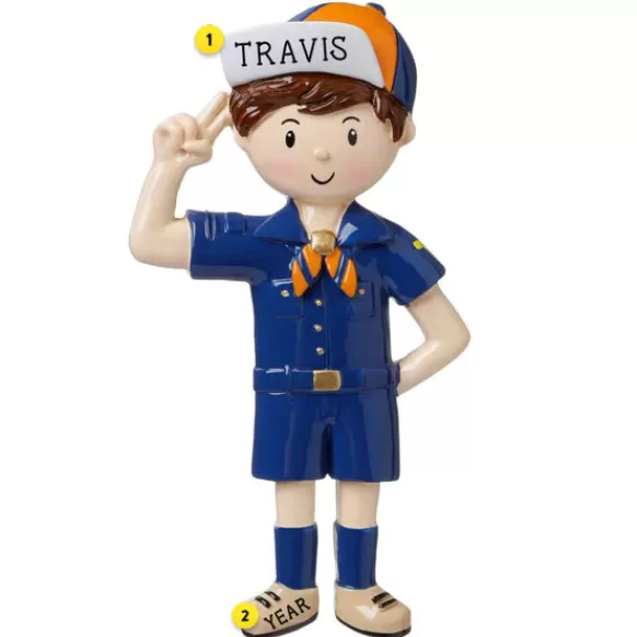 Hot Personalized Cub Scout Ornament Hobbies & Activities