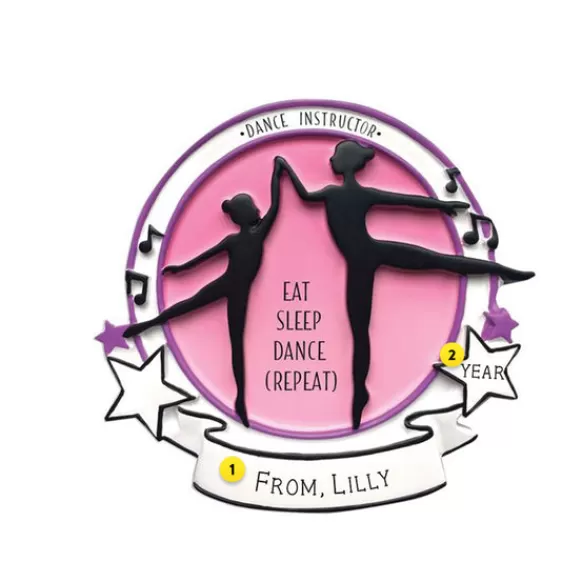 Sale PolarX Personalized Dance Instructor Ornament