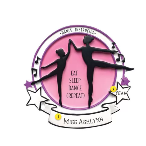 Sale PolarX Personalized Dance Instructor Ornament