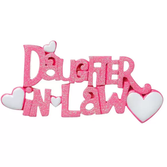 Online Personalized Daughter-In-Law Ornament Family Members