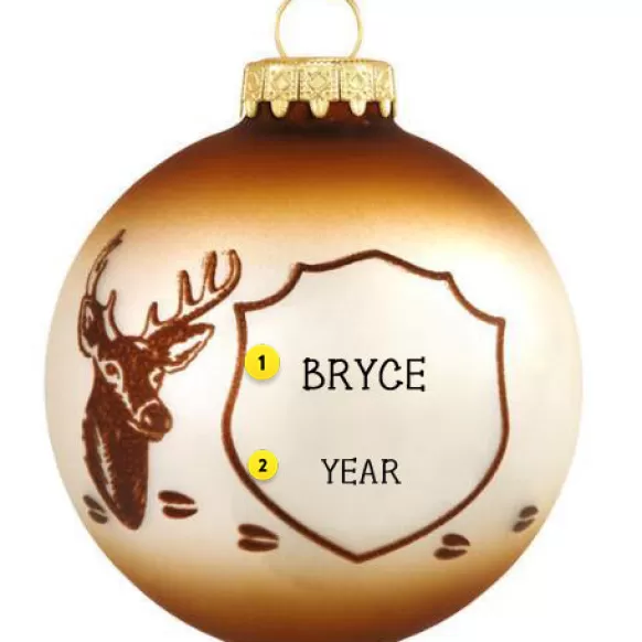 New Bronners Personalized Deer Hunting Ornament