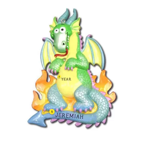 Sale Personalized Dragon Ornament Kids