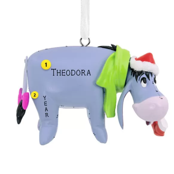 Hot Personalized Eeyore Ornament Licensed Characters