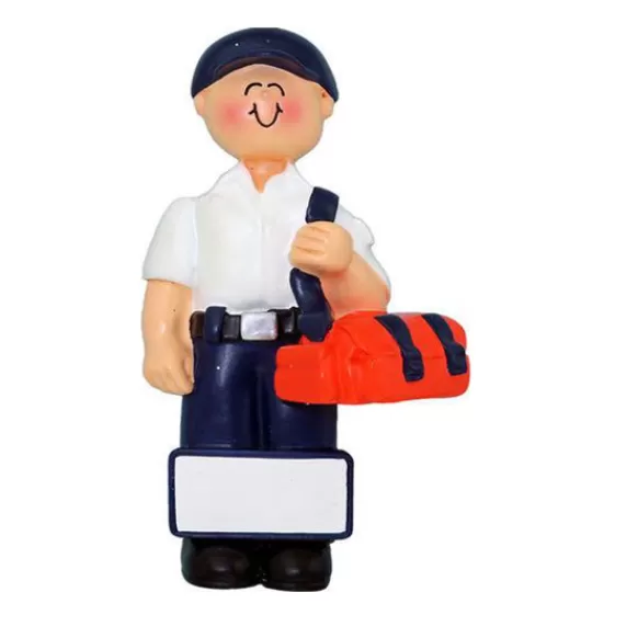 Hot Ornament Central Personalized Emt/First Responder Ornament - Male