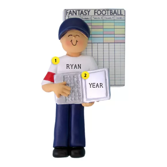Outlet Personalized Fantasy Football Ornament Fun & Games