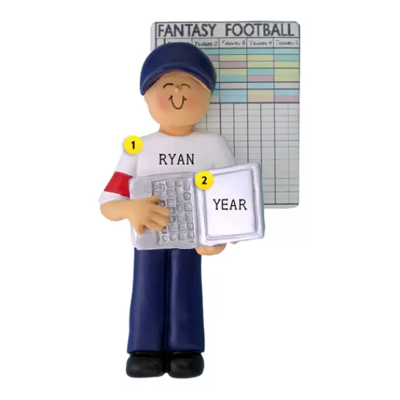 Flash Sale Ornament Central Personalized Fantasy Football Ornament