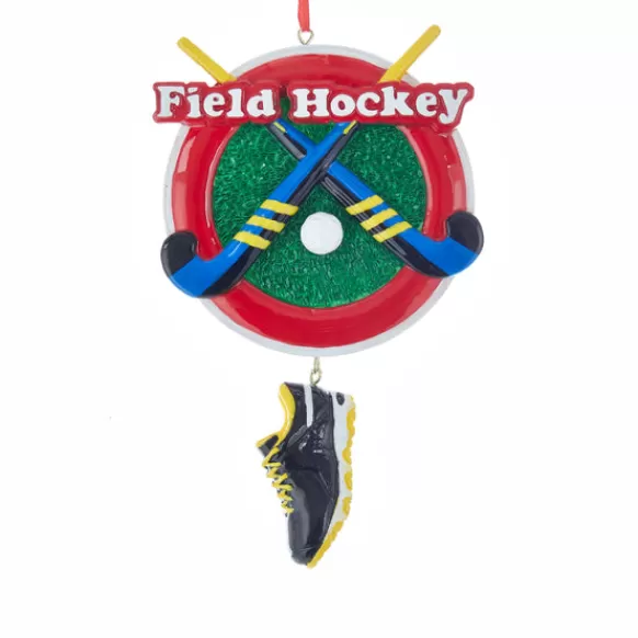 New Kurt Adler Personalized Field Hockey Ornament