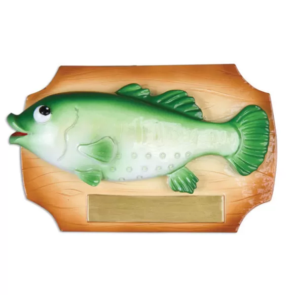 Flash Sale PolarX Personalized Fish On Plaque Ornament