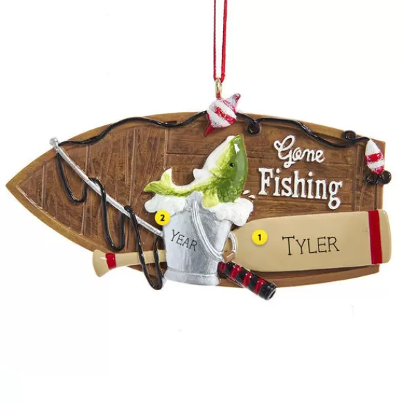 Flash Sale Personalized Fishing Boat Ornament Fish & Reptile