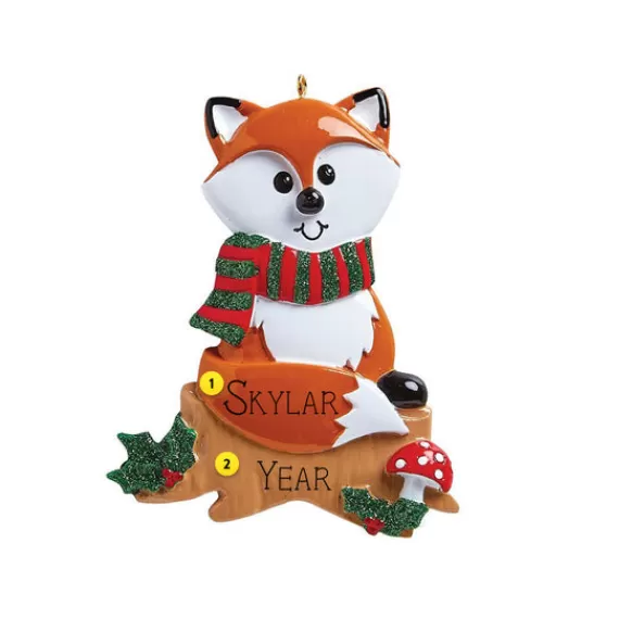Online Personalized Fox Ornament Animals