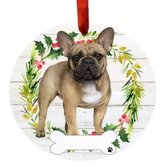 Best Sale E & S Imports Personalized French Bulldog Ornament - Full Body
