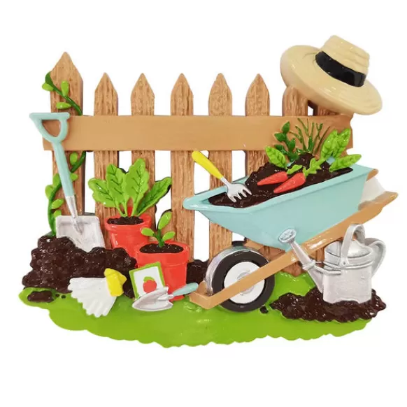 Online Personalized Gardener Ornament Hobbies & Activities