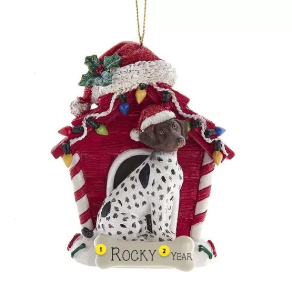 Online Kurt Adler Personalized German Shorthair Pointer In Dog House Ornament