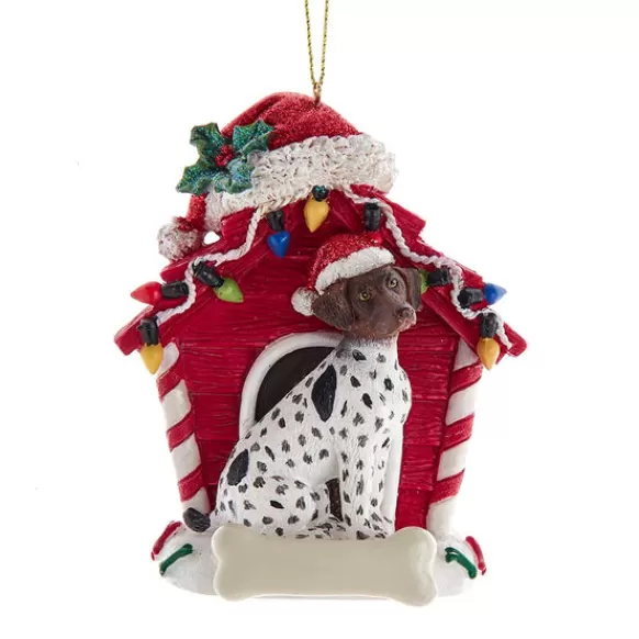 Online Kurt Adler Personalized German Shorthair Pointer In Dog House Ornament