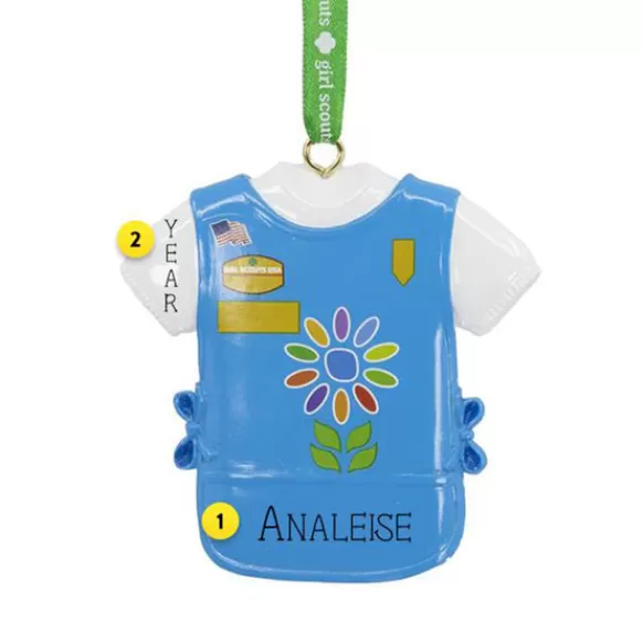 Hot Personalized Girl Scout Of Usa Daisy Tunic Ornament Hobbies & Activities