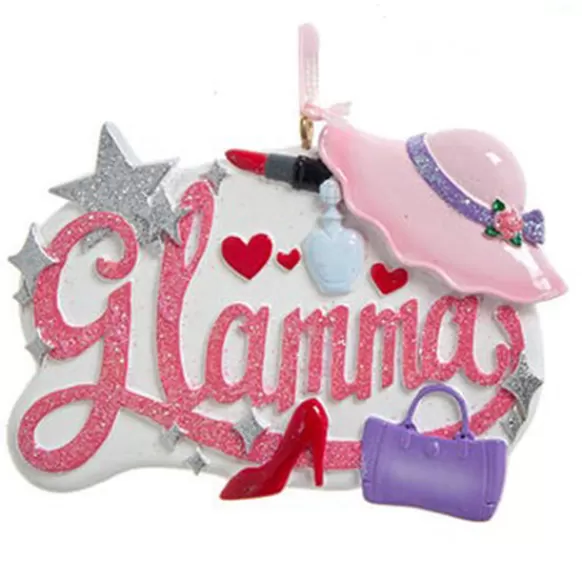 Online Personalized "Glamma" Ornament Family Members