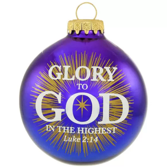 Flash Sale Personalized "Glory To God" Bulb Ornament Angels & Religious