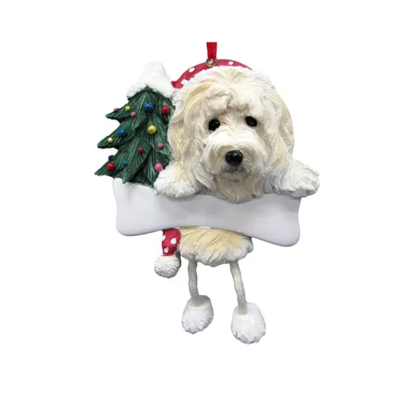 Sale E & S Imports Personalized Goldendoodle Dog Ornament