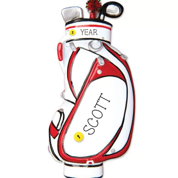 New PolarX Personalized Golf Bag Ornament