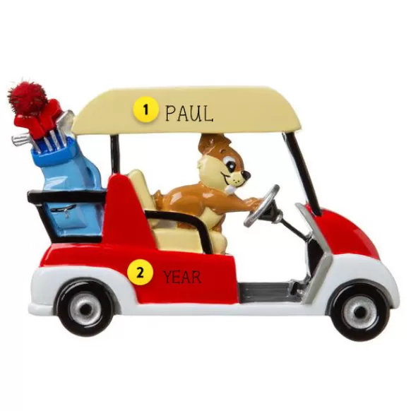 Online PolarX Personalized Golf Cart Ornament